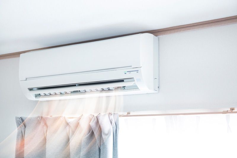 Planning to Remodel? - Ductless unit mounted on wall in home.